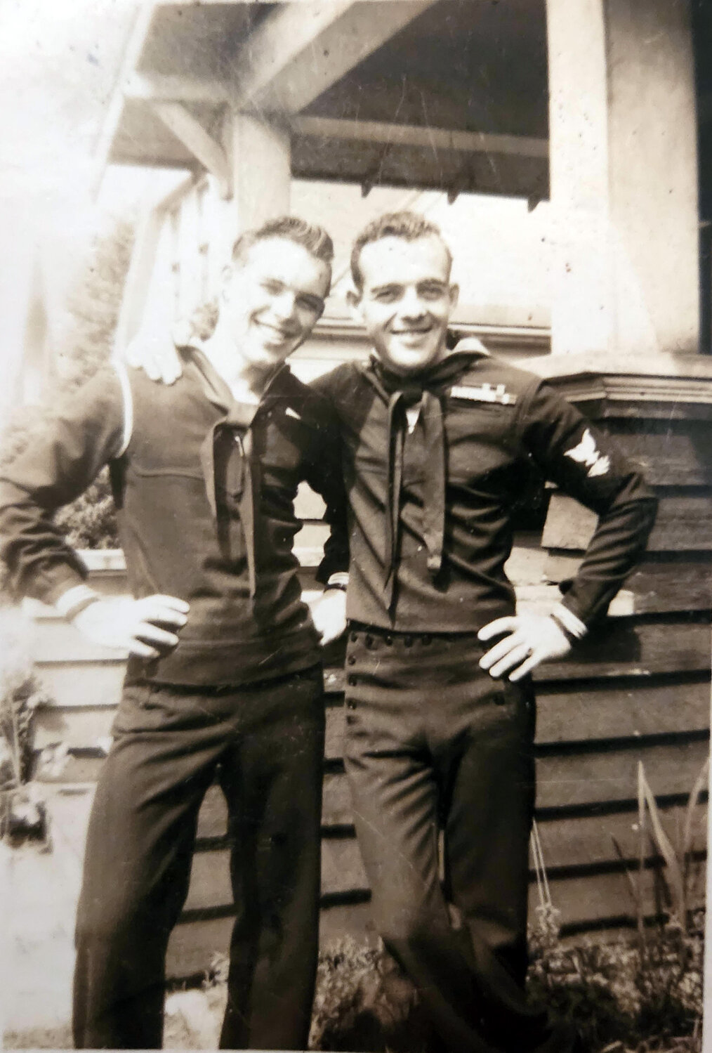 Bill Murdock, left, with his brother, Kenny.